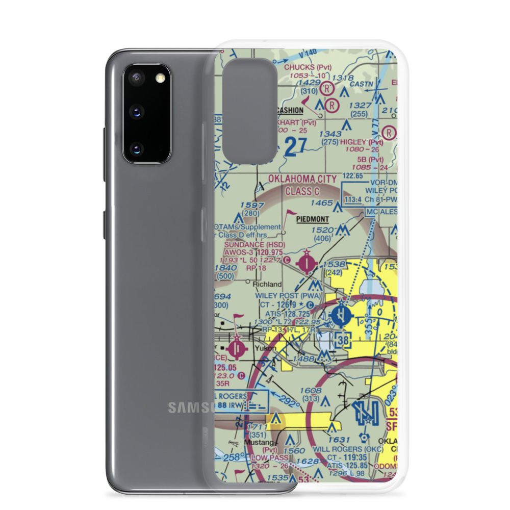 Sundance Airpark (HSD) VFR Sectional Samsung Case Samsung Galaxy S20 model shown