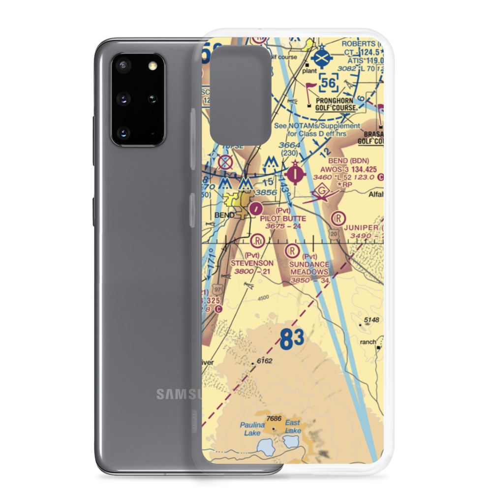 Sundance Meadows Airport (OG05) VFR Sectional Samsung Case Samsung Galaxy S20 Plus model shown