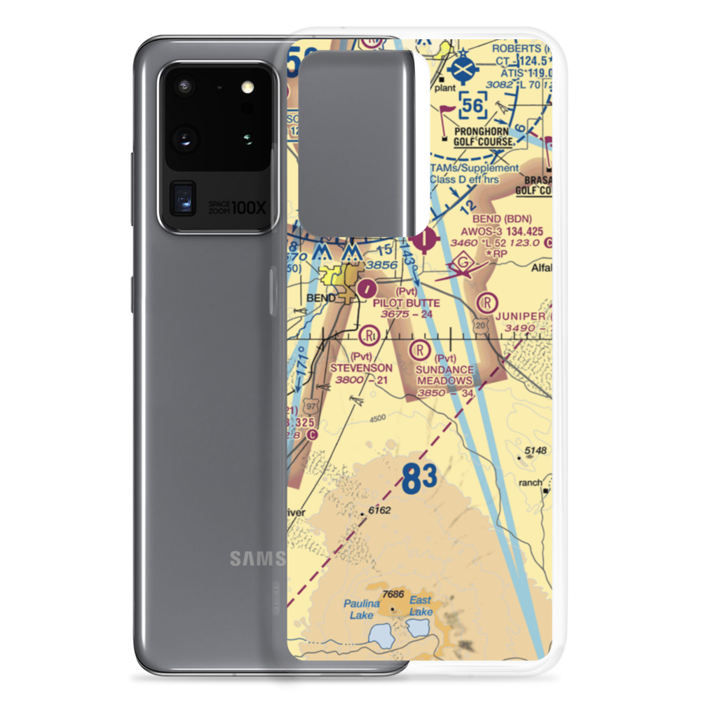 Sundance Meadows Airport (OG05) VFR Sectional Samsung Case Samsung Galaxy S20 Ultra model shown