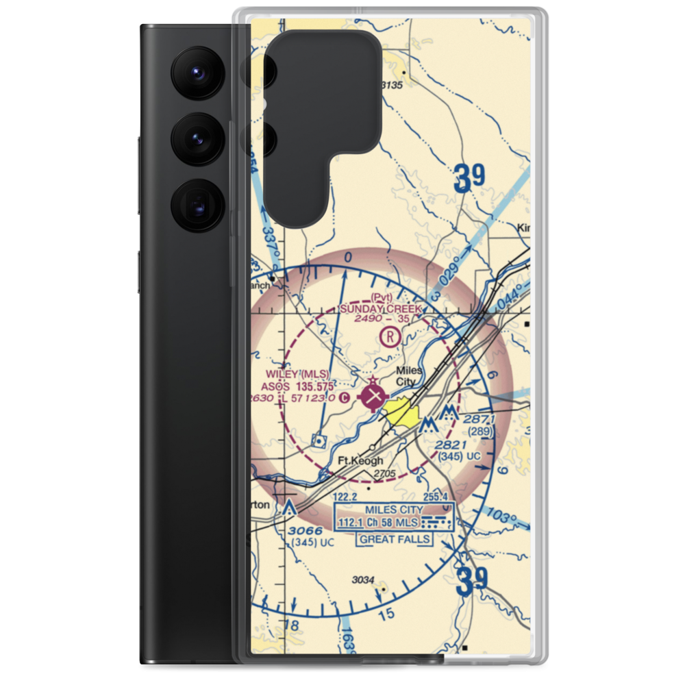 Sunday Creek Airpark (MT29) VFR Sectional Samsung Case Samsung Galaxy S22 Ultra model shown