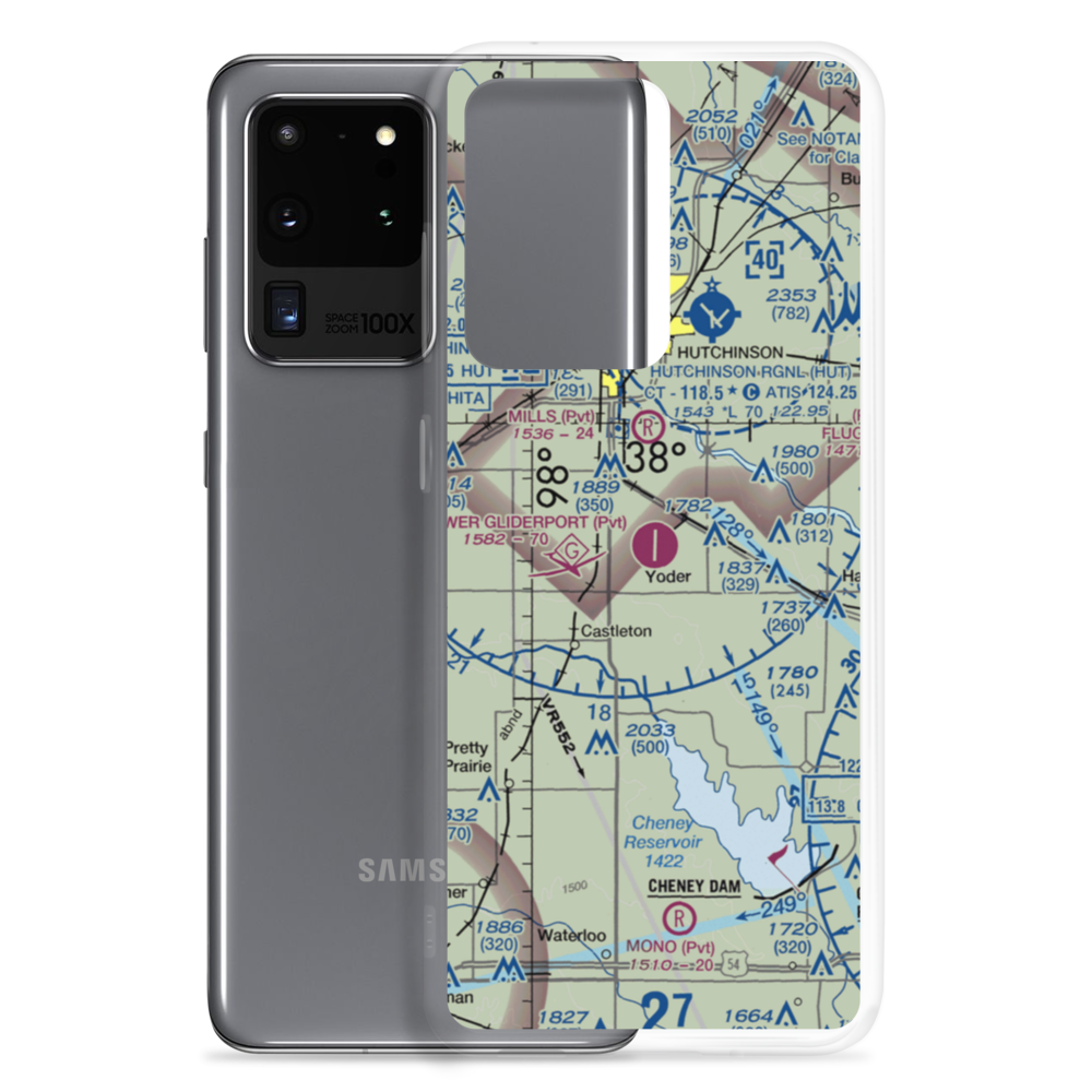 Sunflower Aerodrome (SN76) VFR Sectional Samsung Case Samsung Galaxy S20 Ultra model shown