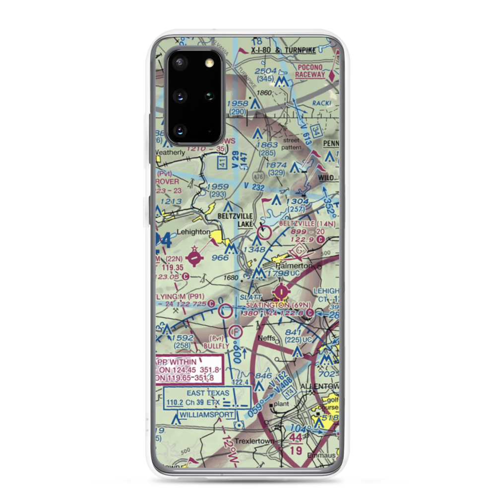 Sunny Rest Airport (8PA8) VFR Sectional Samsung Case Samsung Galaxy S20 Plus model shown