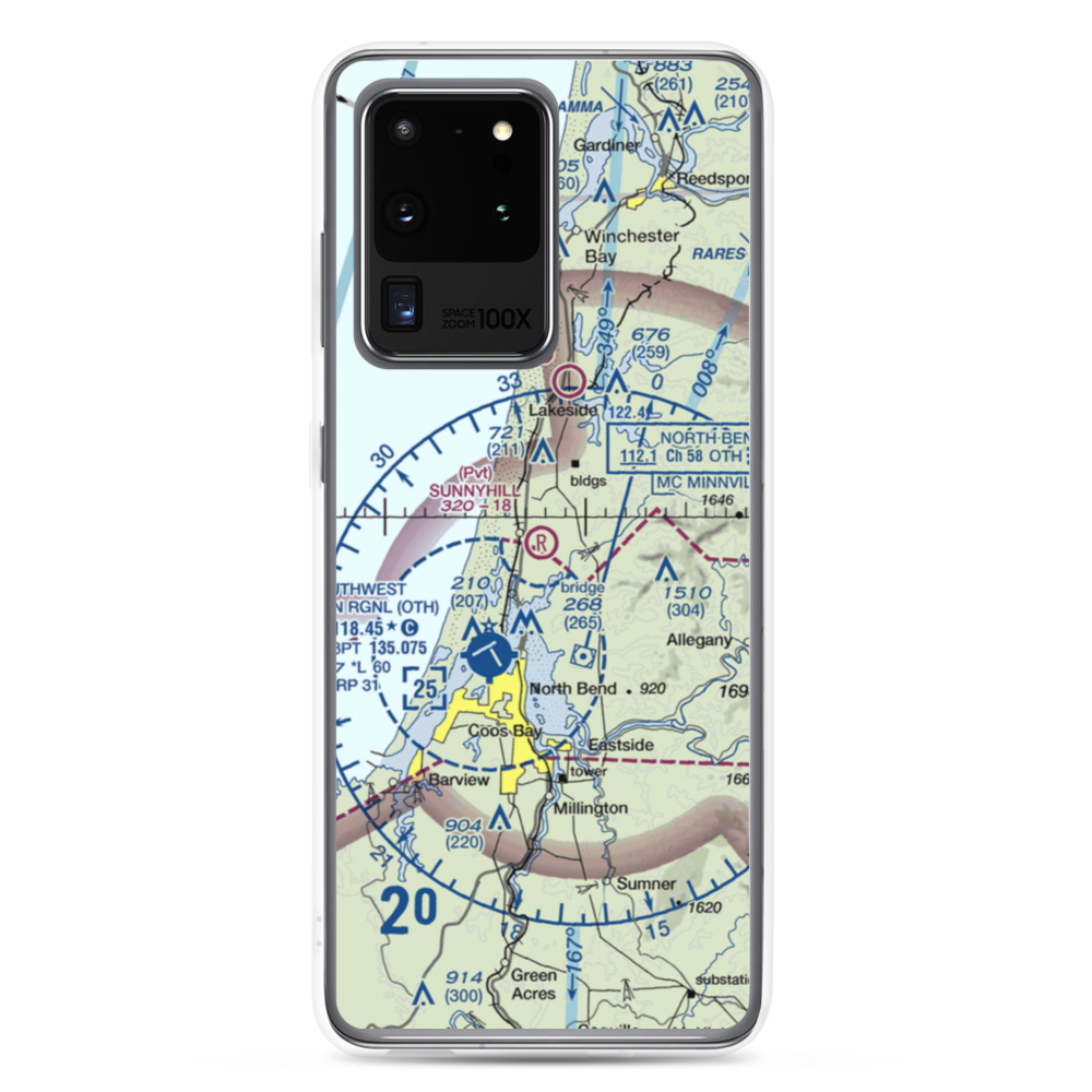 Sunnyhill Airport (1OR0) VFR Sectional Samsung Case Samsung Galaxy S20 Ultra model shown