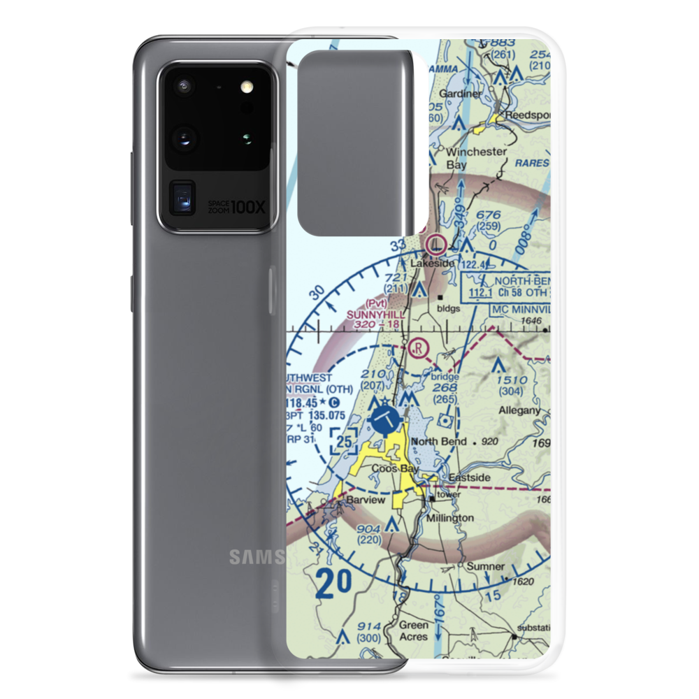 Sunnyhill Airport (1OR0) VFR Sectional Samsung Case Samsung Galaxy S20 Ultra model shown