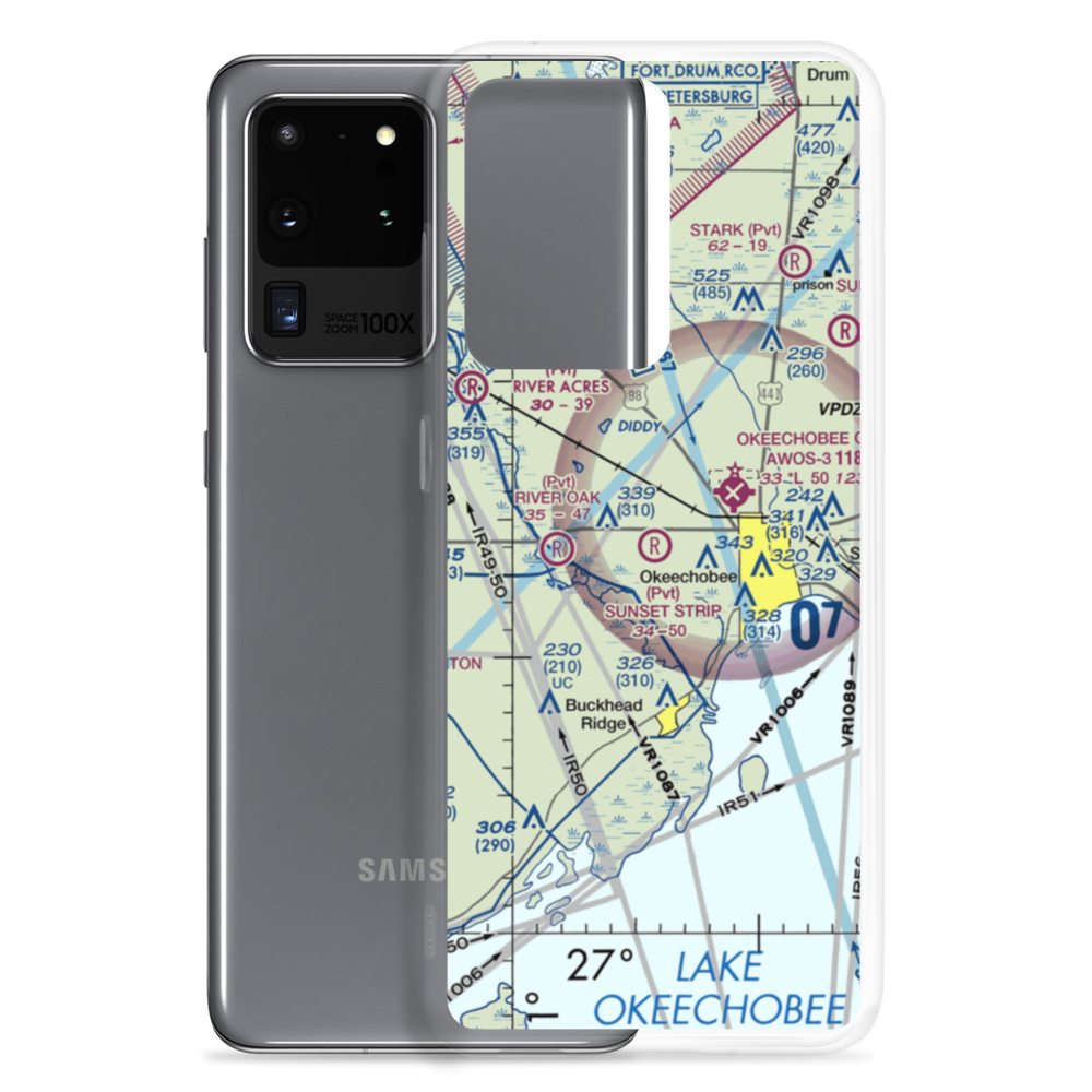 Sunset Strip Airpark (32FA) VFR Sectional Samsung Case Samsung Galaxy S20 Ultra model shown