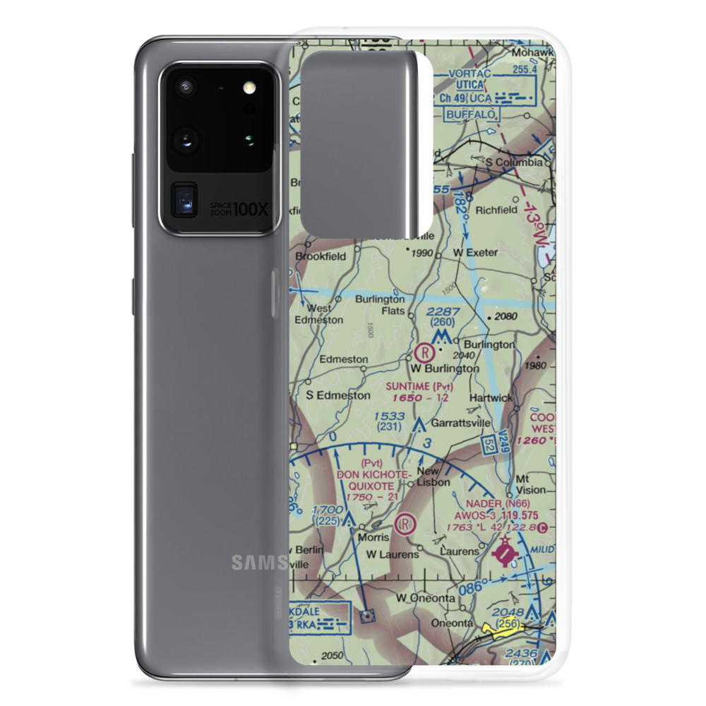 Suntime Airport (8NK6) VFR Sectional Samsung Case Samsung Galaxy S20 Ultra model shown