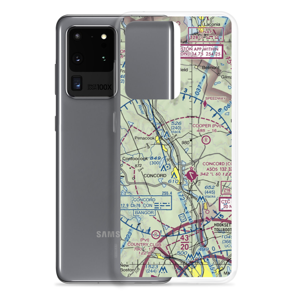 Surette Heliport (70NH) VFR Sectional Samsung Case Samsung Galaxy S20 Ultra model shown