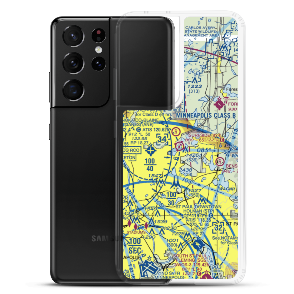 Surfside Seaplane Base (8Y4) VFR Sectional Samsung Case Samsung Galaxy S21 Ultra model shown