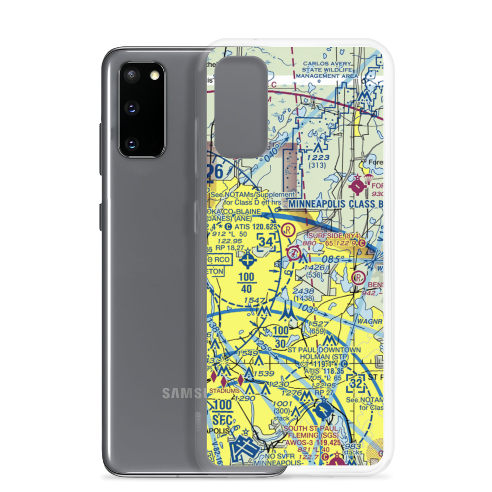 Surfside Seaplane Base (8Y4) VFR Sectional Samsung Case Samsung Galaxy S20 model shown