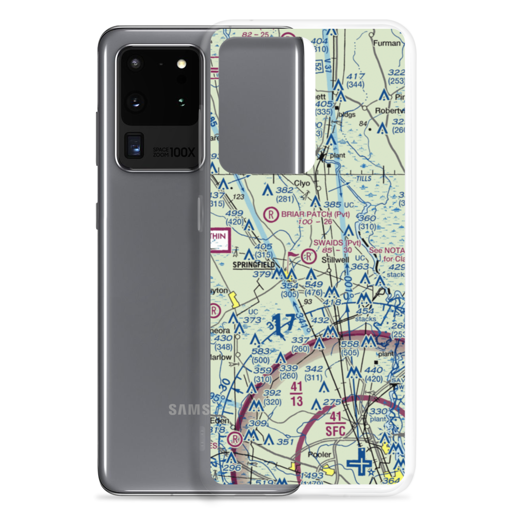 Swaids Field (2GA2) VFR Sectional Samsung Case Samsung Galaxy S20 Ultra model shown