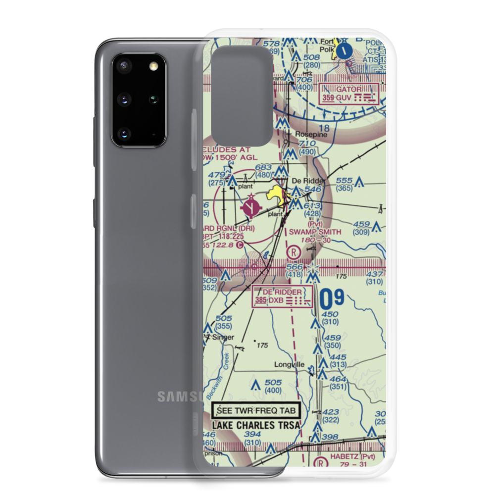 Swamp Smith Airport (34LA) VFR Sectional Samsung Case Samsung Galaxy S20 Plus model shown