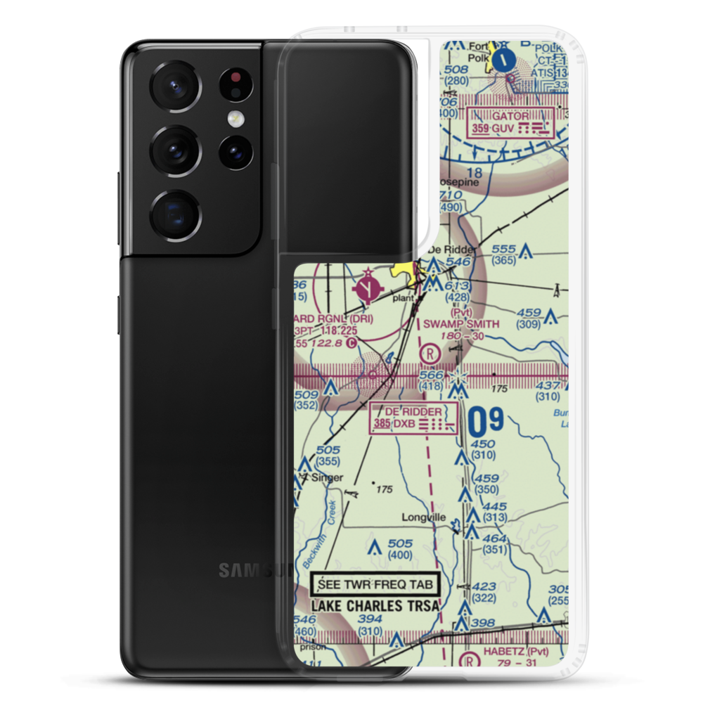 Swamp Smith Airport (34LA) VFR Sectional Samsung Case Samsung Galaxy S21 Ultra model shown