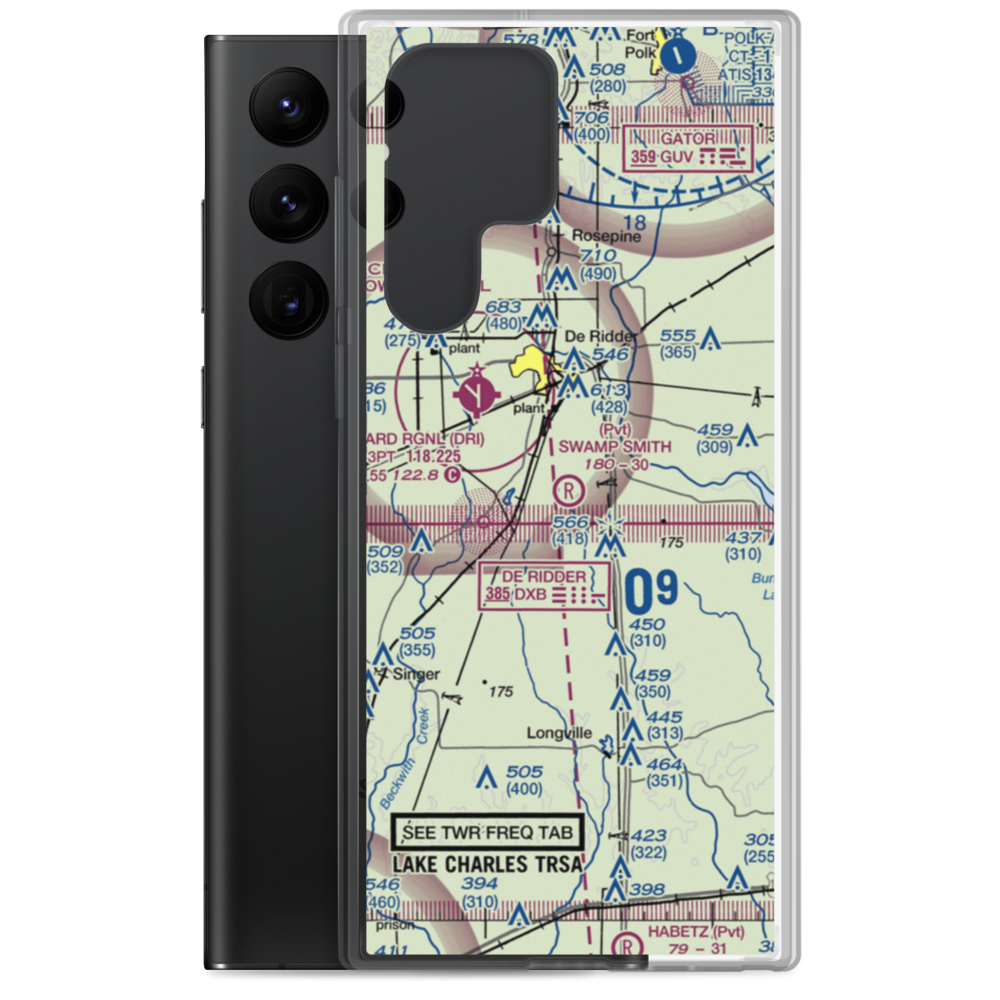 Swamp Smith Airport (34LA) VFR Sectional Samsung Case Samsung Galaxy S22 Ultra model shown