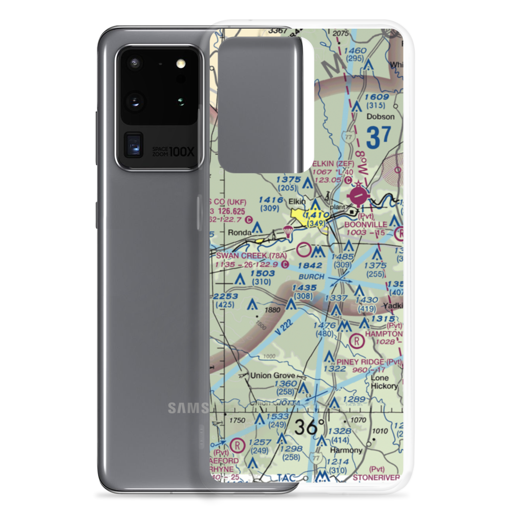 Swan Creek Airport (78A) VFR Sectional Samsung Case Samsung Galaxy S20 Ultra model shown