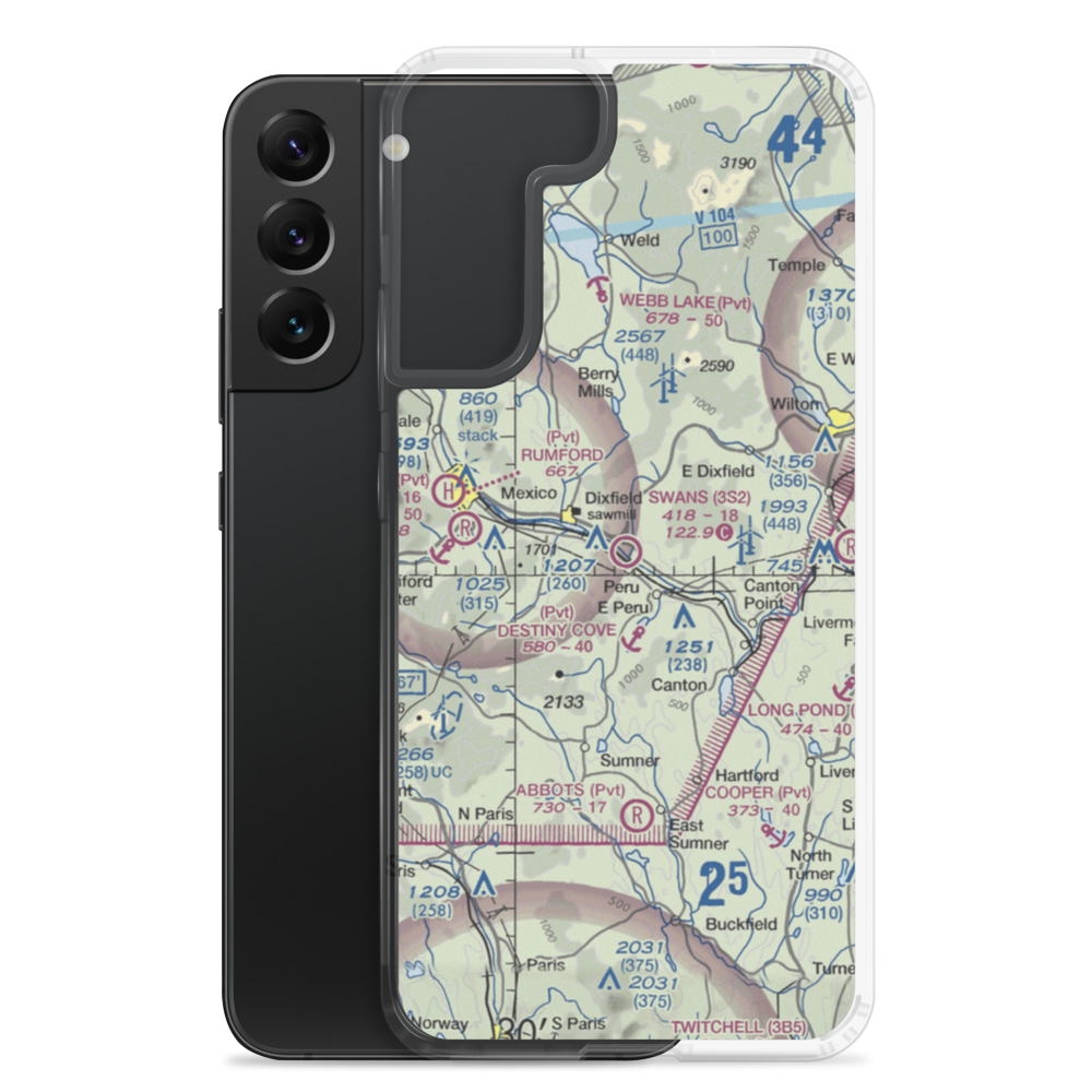 Swans Field (3S2) VFR Sectional Samsung Case Samsung Galaxy S22 Plus model shown