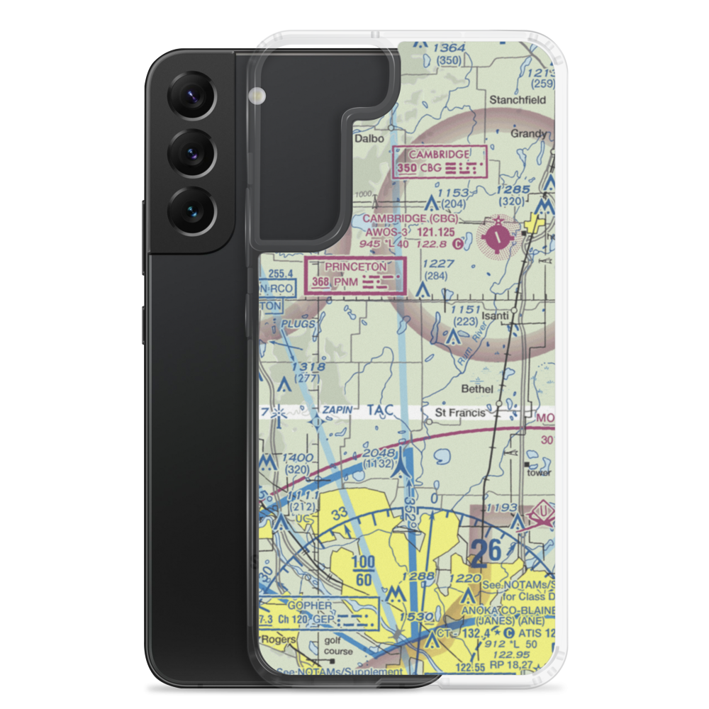 Swanson Field (MY95) VFR Sectional Samsung Case Samsung Galaxy S22 Plus model shown