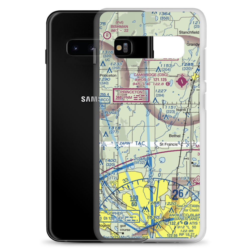 Swanson Field (MY95) VFR Sectional Samsung Case Samsung Galaxy S10+ model shown