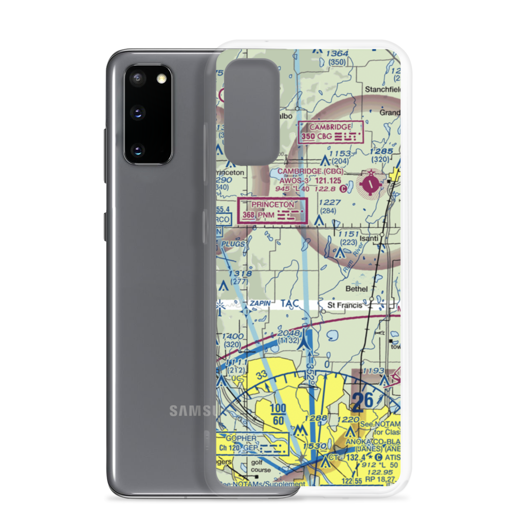 Swanson Field (MY95) VFR Sectional Samsung Case Samsung Galaxy S20 model shown