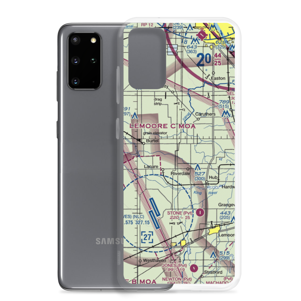 Swanson Ranch Nr 2 Airport (89CA) VFR Sectional Samsung Case Samsung Galaxy S20 Plus model shown