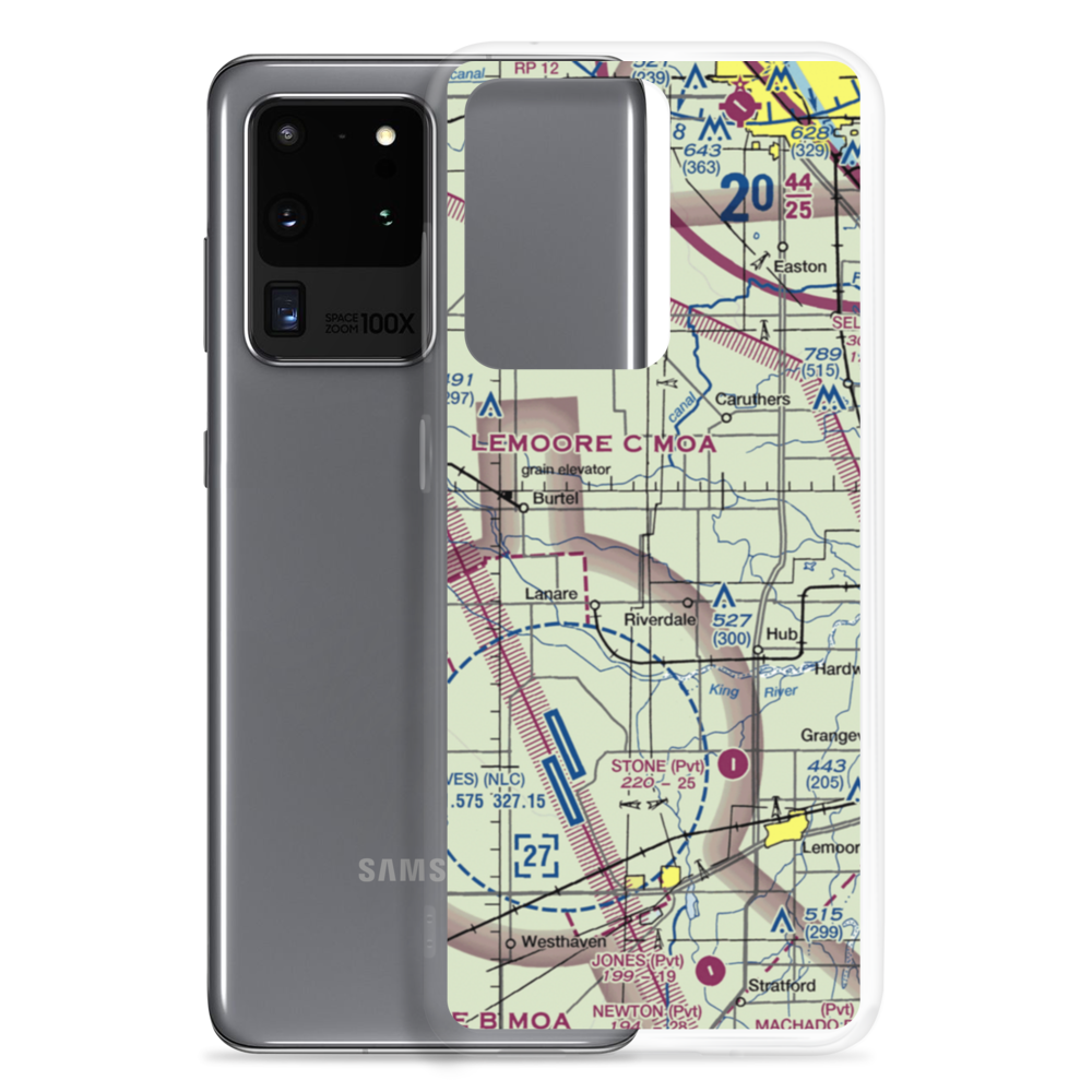 Swanson Ranch Nr 2 Airport (89CA) VFR Sectional Samsung Case Samsung Galaxy S20 Ultra model shown