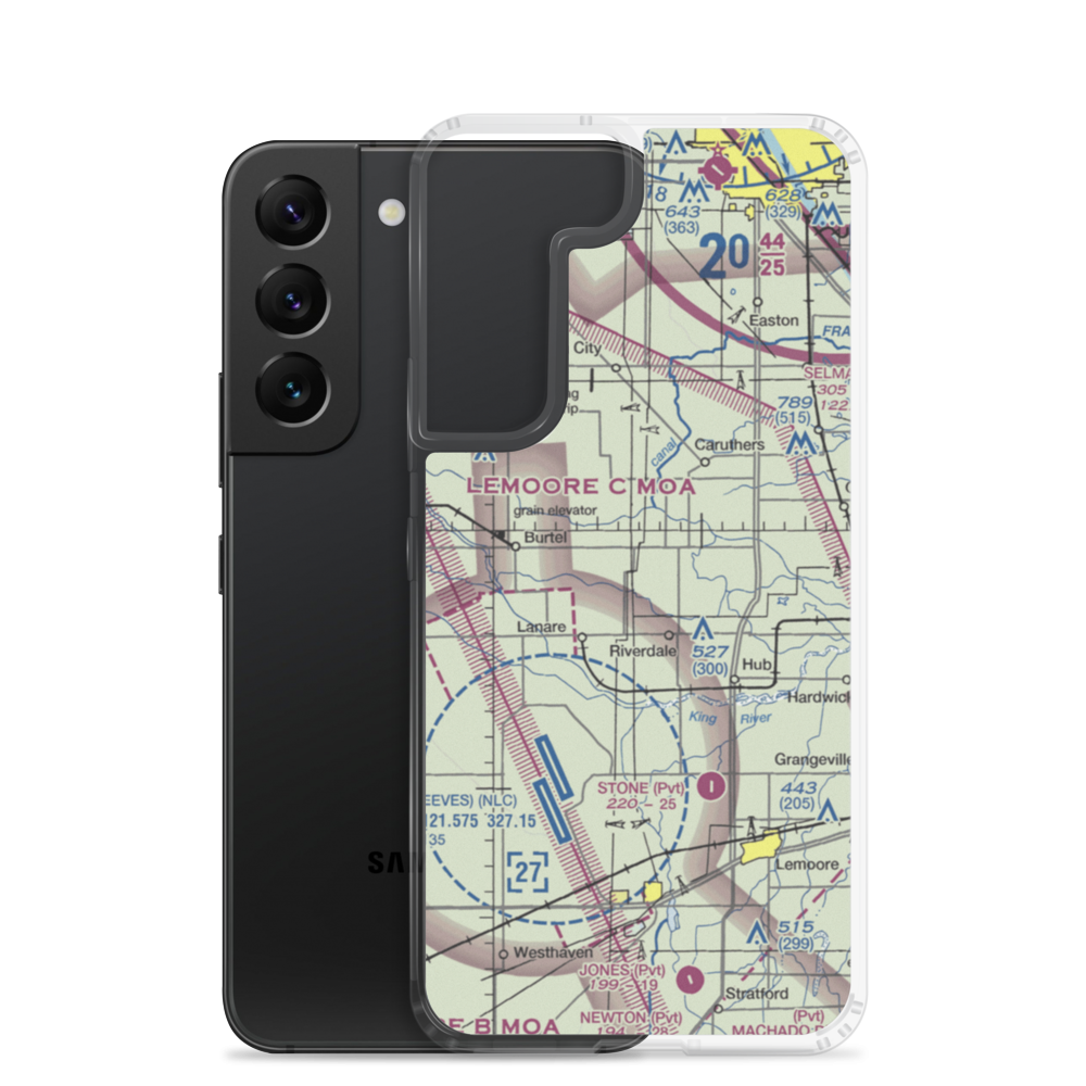 Swanson Ranch Nr 2 Airport (89CA) VFR Sectional Samsung Case Samsung Galaxy S22 model shown