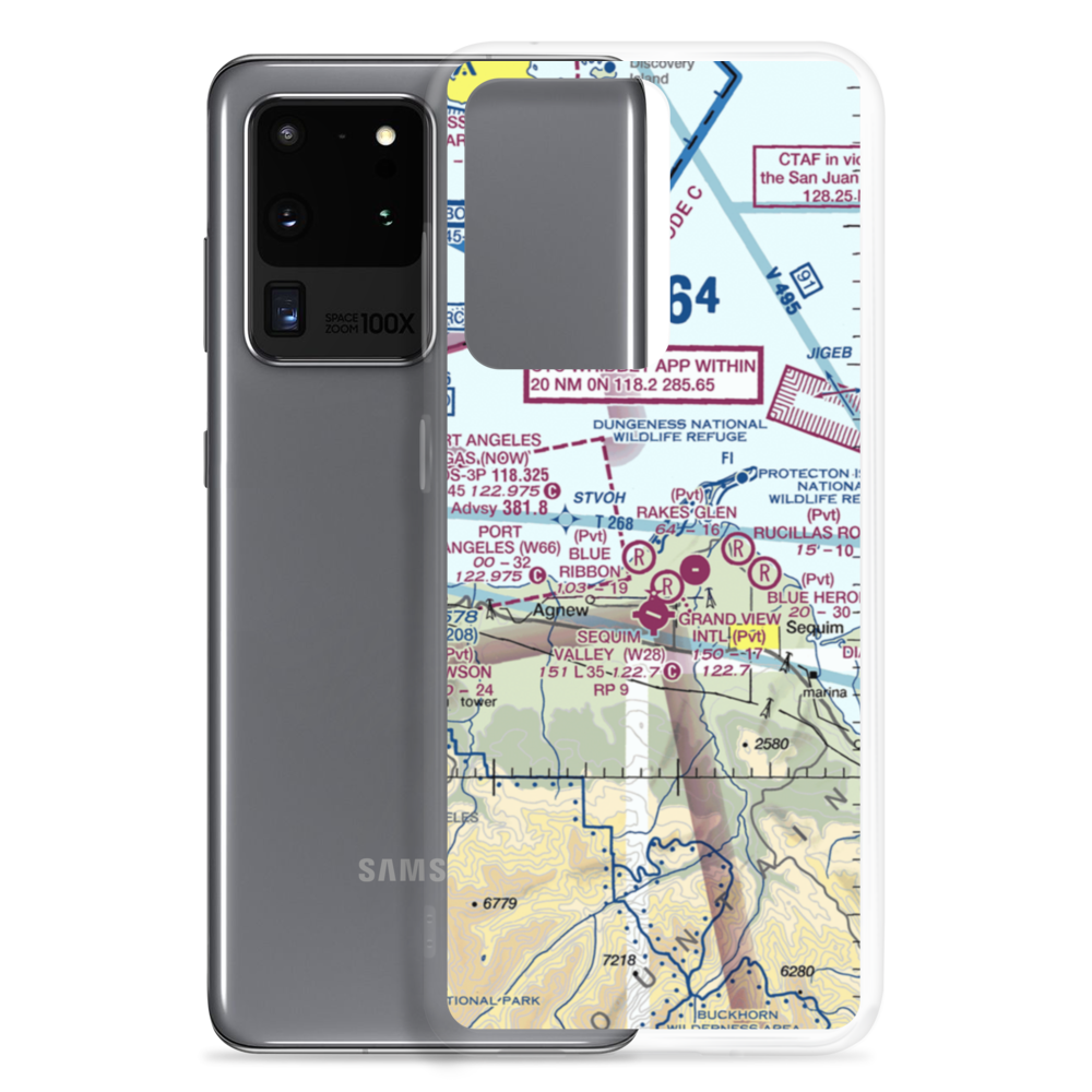 Swanton Ultralightport (WN60) VFR Sectional Samsung Case Samsung Galaxy S20 Ultra model shown