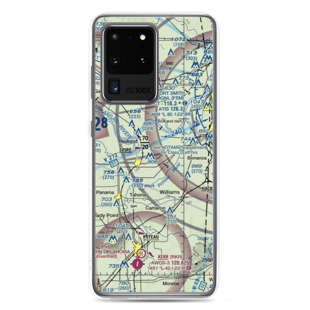 Sweetbriar Airport (83OK) VFR Sectional Samsung Case Samsung Galaxy S20 Ultra model shown