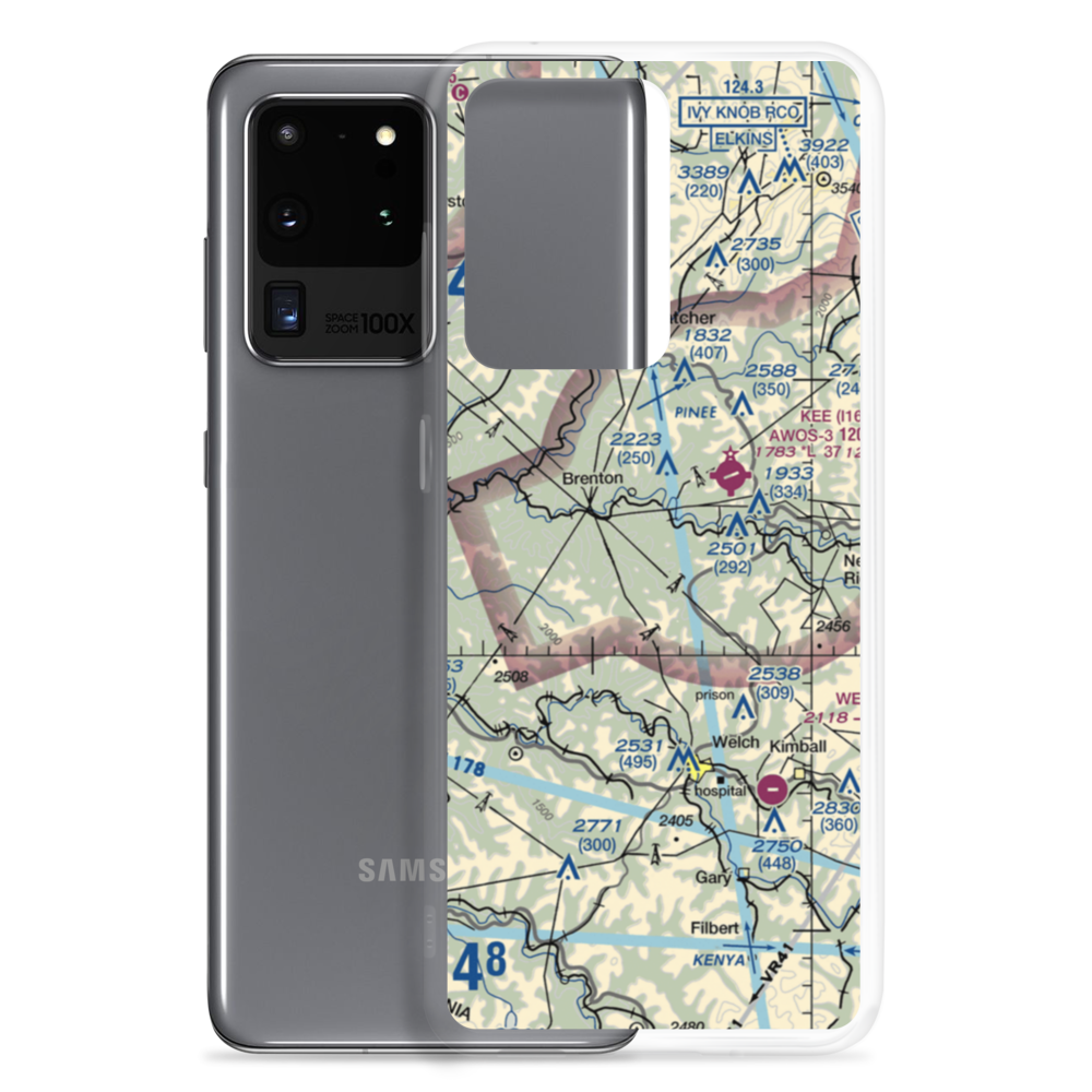 Swope Farm Airport (WV11) VFR Sectional Samsung Case Samsung Galaxy S20 Ultra model shown