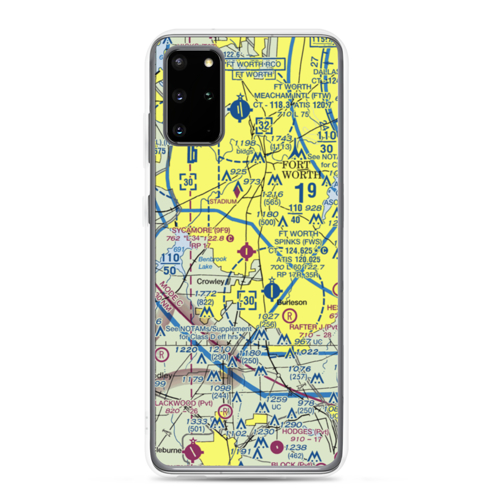 Sycamore Strip (9F9) VFR Sectional Samsung Case Samsung Galaxy S20 Plus model shown