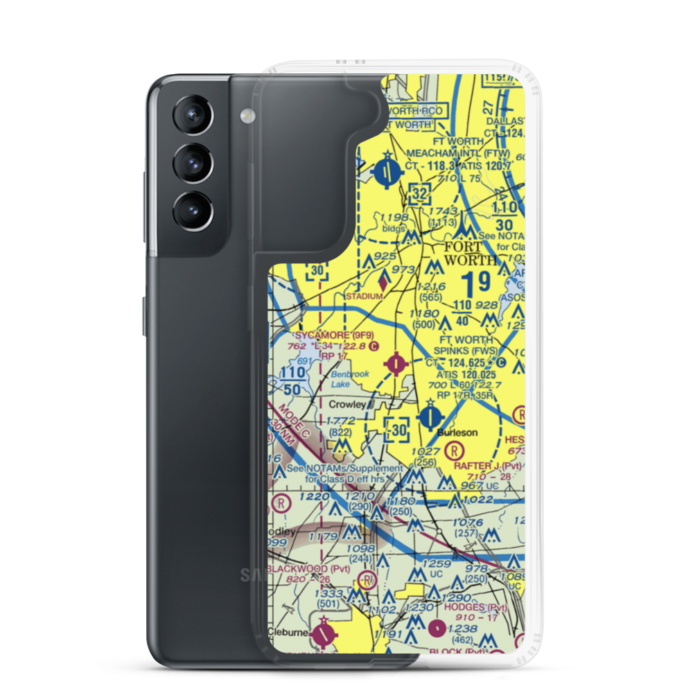 Sycamore Strip (9F9) VFR Sectional Samsung Case Samsung Galaxy S21 model shown