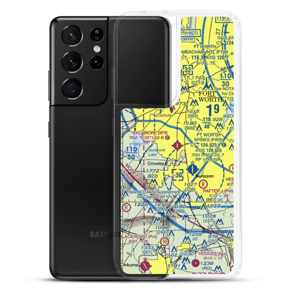 Sycamore Strip (9F9) VFR Sectional Samsung Case Samsung Galaxy S21 Ultra model shown