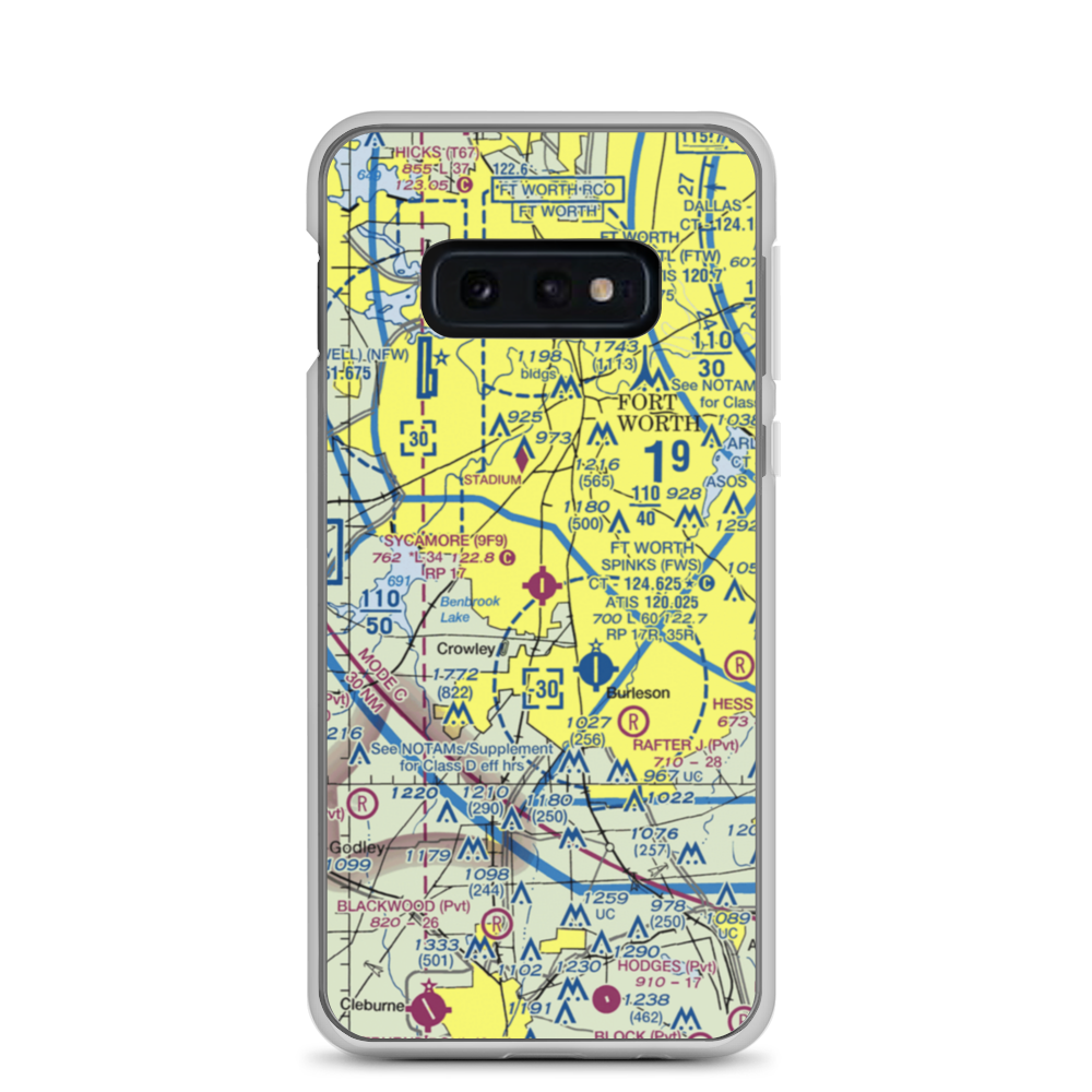 Sycamore Strip (9F9) VFR Sectional Samsung Case Samsung Galaxy S10e model shown