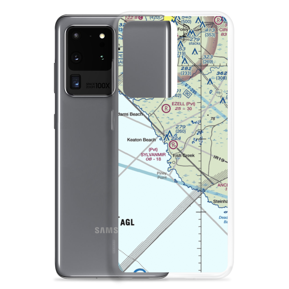 Sylvanmir Farms Airport (6FL4) VFR Sectional Samsung Case Samsung Galaxy S20 Ultra model shown