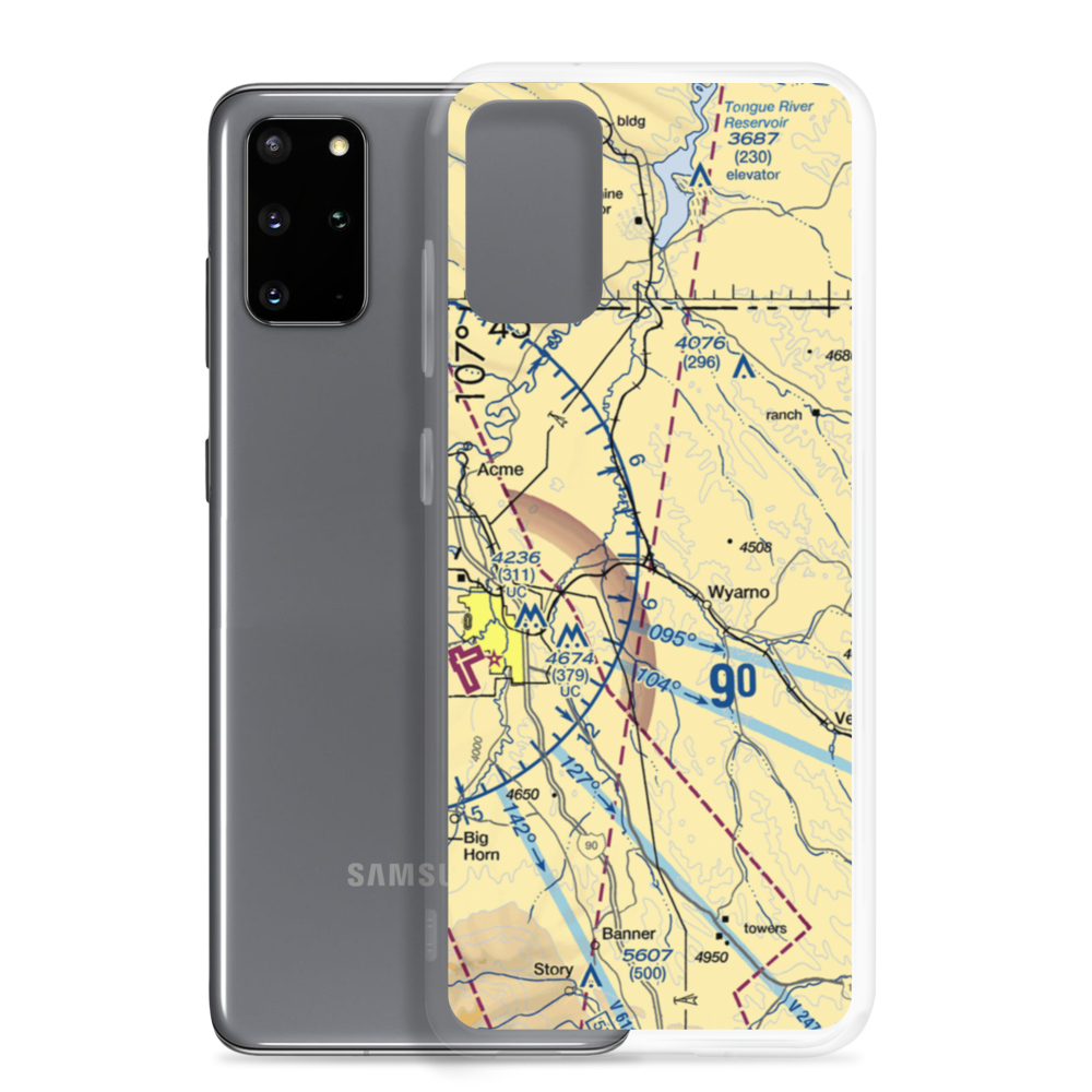 Symons Airport (WY37) VFR Sectional Samsung Case Samsung Galaxy S20 Plus model shown