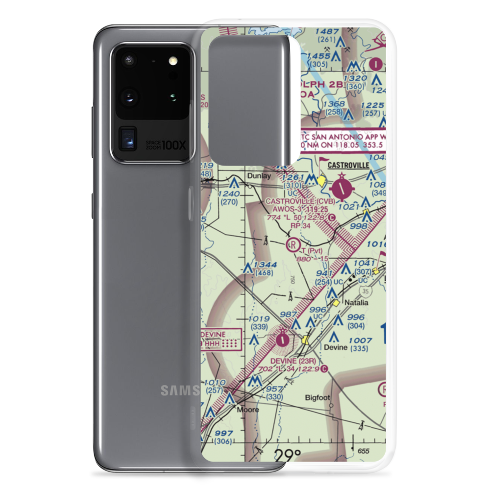 T-Ranch Airport (XS86) VFR Sectional Samsung Case Samsung Galaxy S20 Ultra model shown
