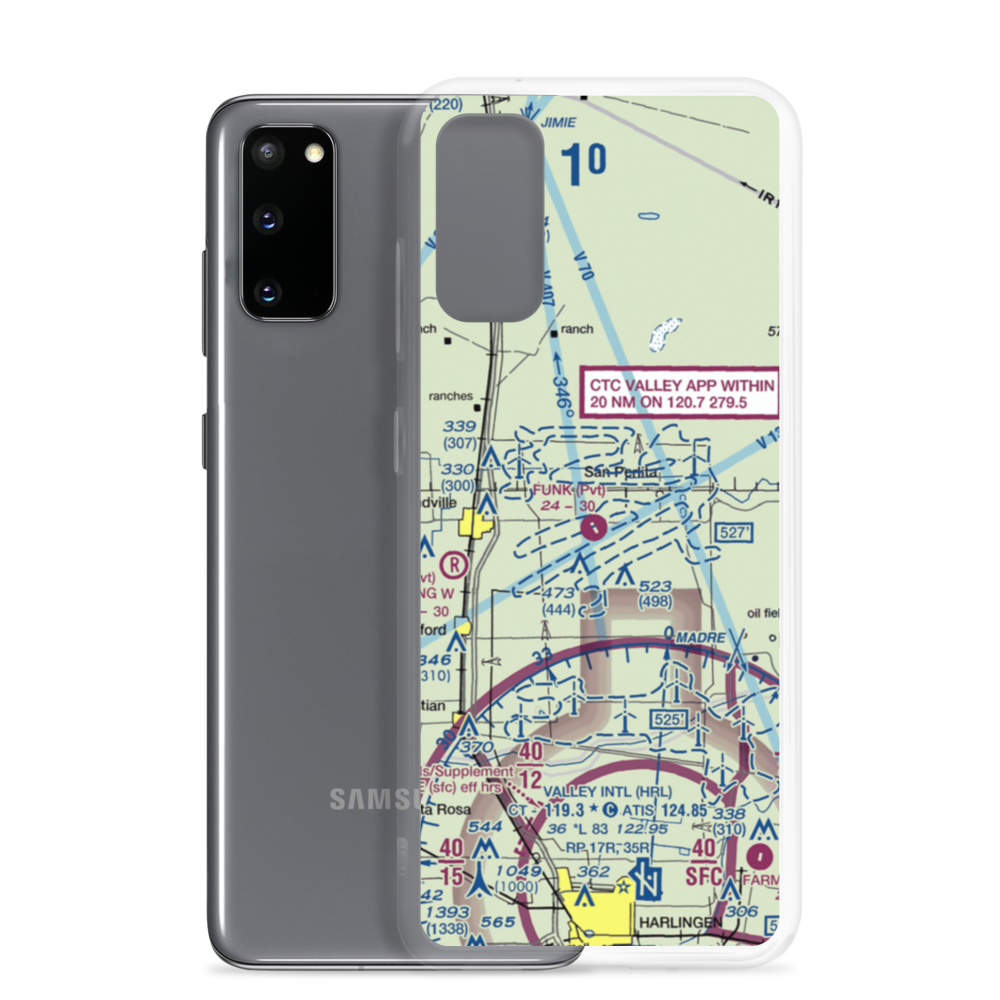 T.R. Funk Inc Airport (92XS) VFR Sectional Samsung Case Samsung Galaxy S20 model shown