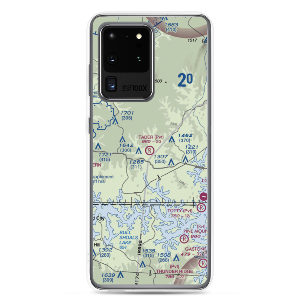 Taber Field (26MO) VFR Sectional Samsung Case Samsung Galaxy S20 Ultra model shown