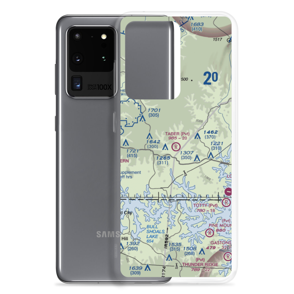 Taber Field (26MO) VFR Sectional Samsung Case Samsung Galaxy S20 Ultra model shown