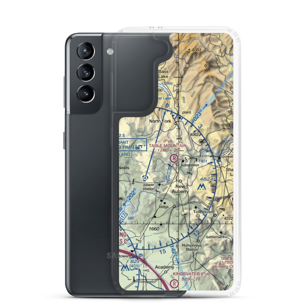 Table Mountain Field (5CL9) VFR Sectional Samsung Case Samsung Galaxy S21 model shown