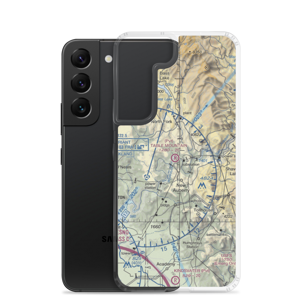 Table Mountain Field (5CL9) VFR Sectional Samsung Case Samsung Galaxy S22 model shown