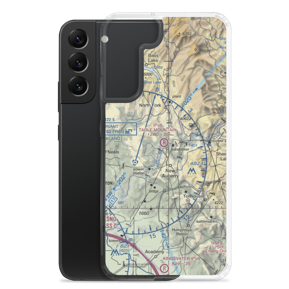 Table Mountain Field (5CL9) VFR Sectional Samsung Case Samsung Galaxy S22 Plus model shown