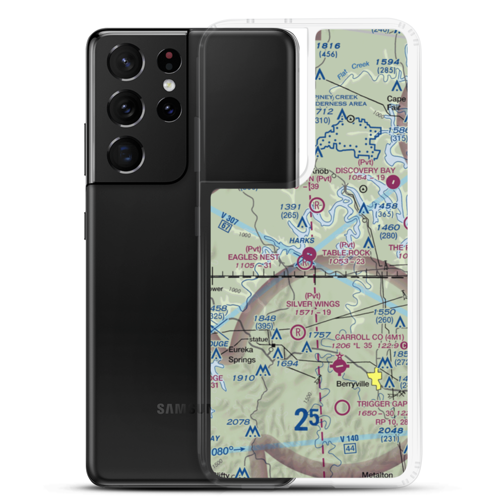 Table Rock Airport (MO32) VFR Sectional Samsung Case Samsung Galaxy S21 Ultra model shown