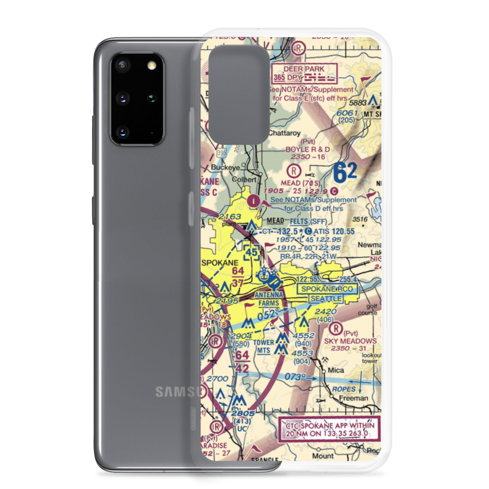 Tai's Landing Airport (WN61) VFR Sectional Samsung Case Samsung Galaxy S20 Plus model shown