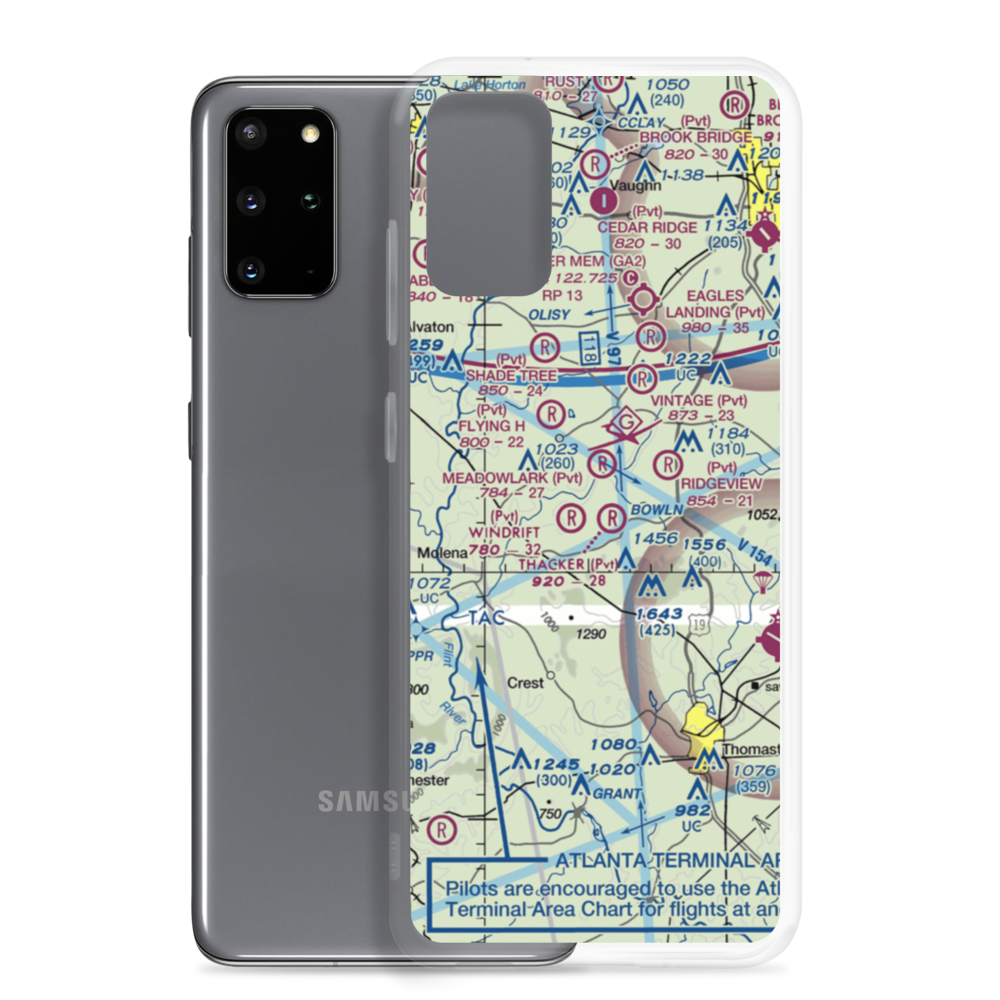 Takle Field (GA74) VFR Sectional Samsung Case Samsung Galaxy S20 Plus model shown