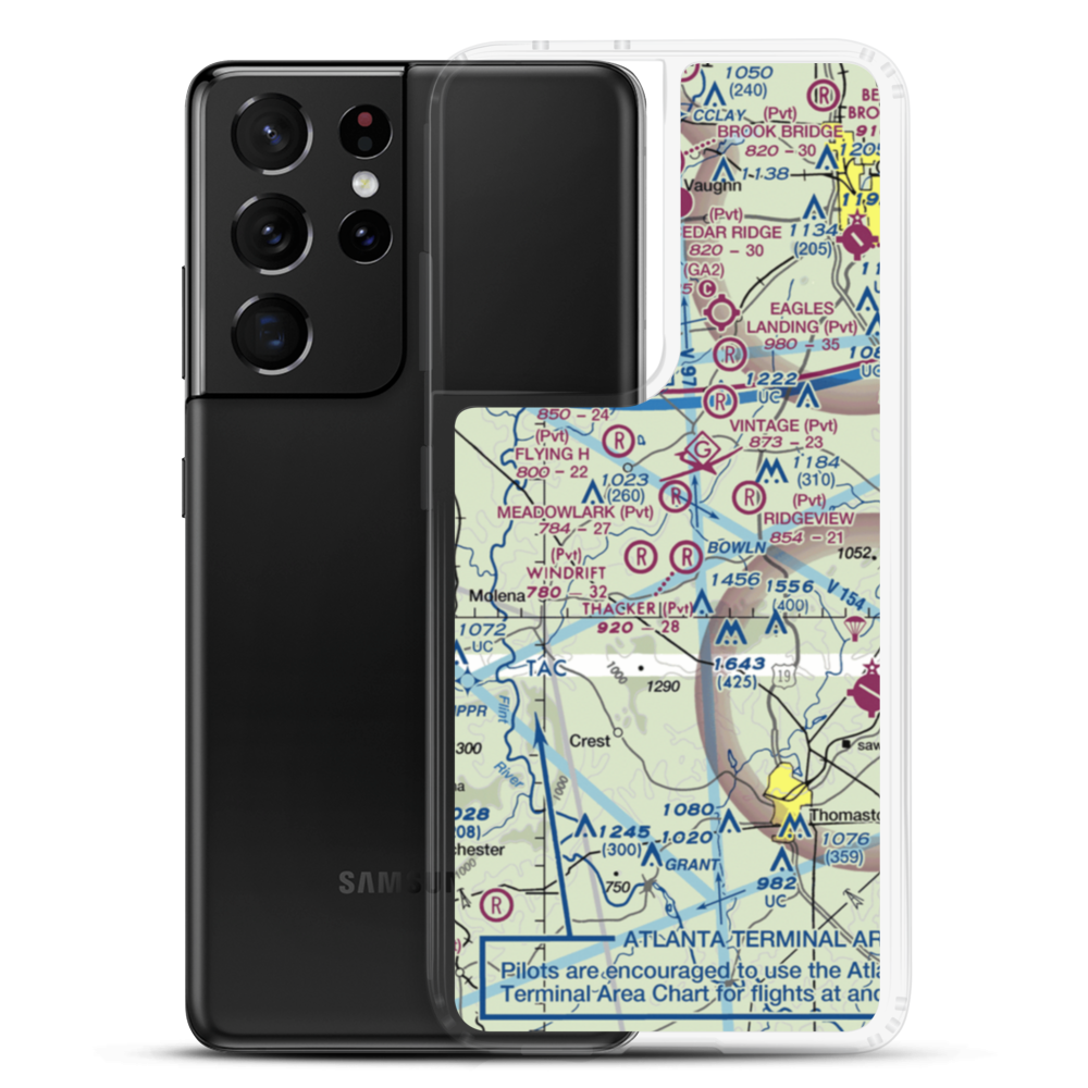 Takle Field (GA74) VFR Sectional Samsung Case Samsung Galaxy S21 Ultra model shown
