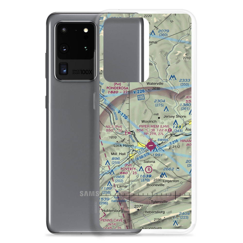Tall Pines Airfield (6PA8) VFR Sectional Samsung Case Samsung Galaxy S20 Ultra model shown
