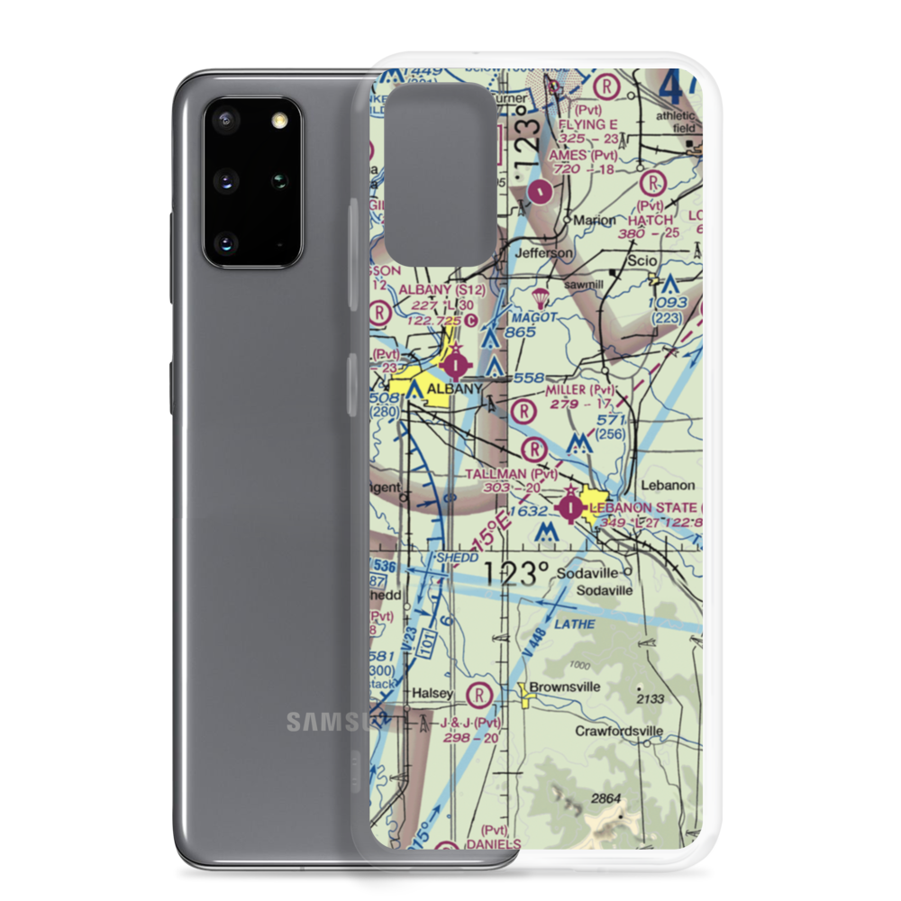 Tallman Airport (88OR) VFR Sectional Samsung Case Samsung Galaxy S20 Plus model shown