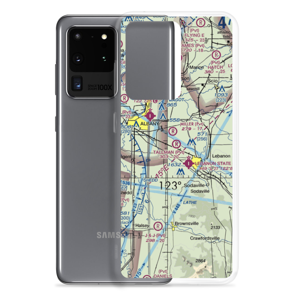 Tallman Airport (88OR) VFR Sectional Samsung Case Samsung Galaxy S20 Ultra model shown