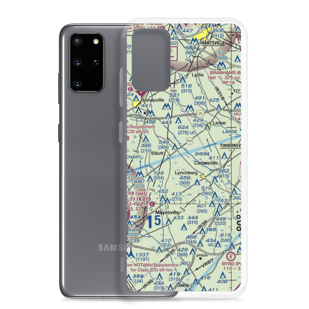 Tallon Field (SC27) VFR Sectional Samsung Case Samsung Galaxy S20 Plus model shown