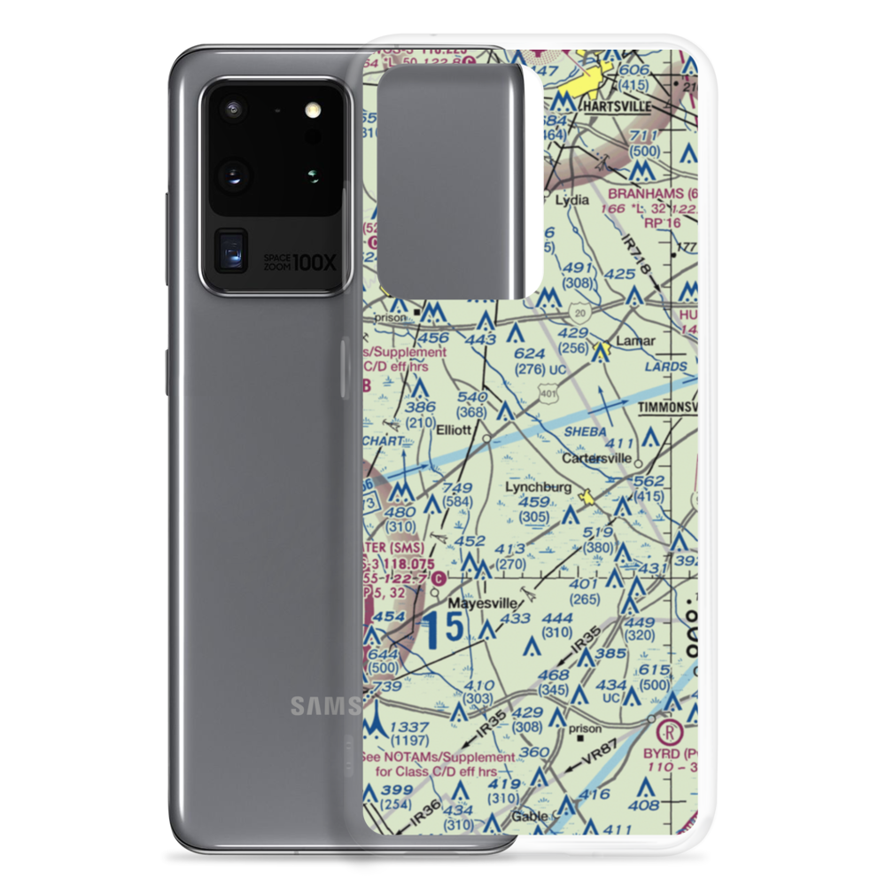 Tallon Field (SC27) VFR Sectional Samsung Case Samsung Galaxy S20 Ultra model shown